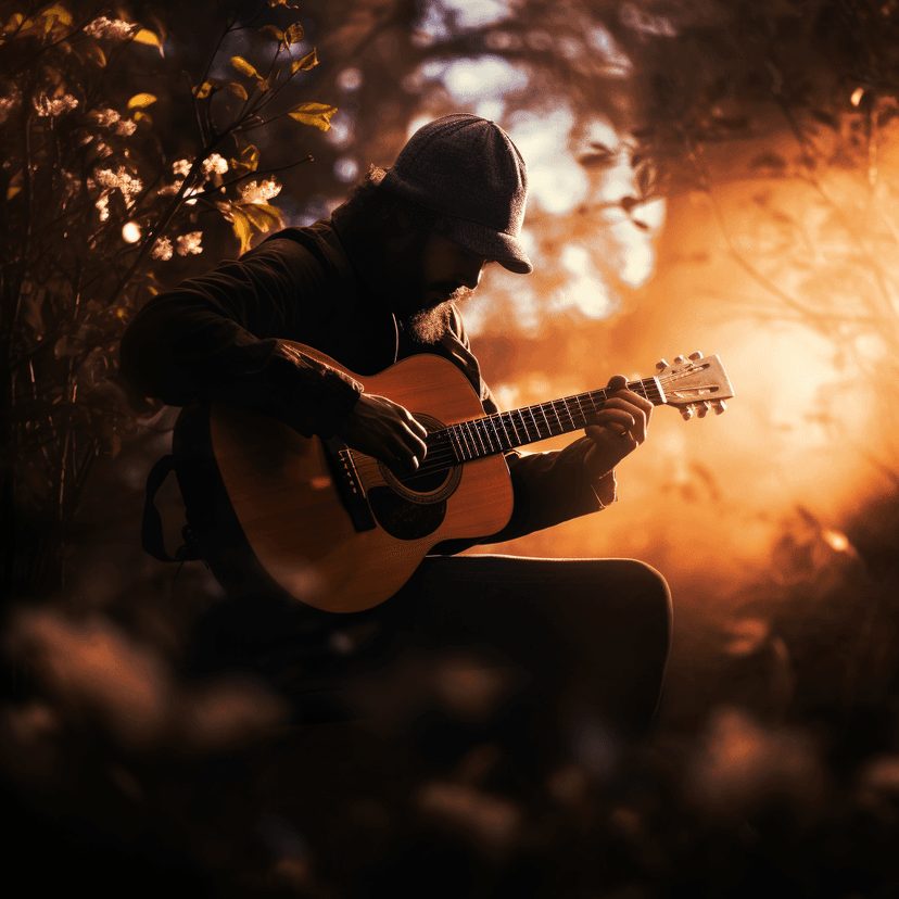 Man with a guitar